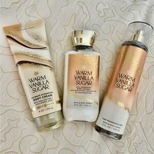 Bath & Body “Warm Vanilla Sugar” set